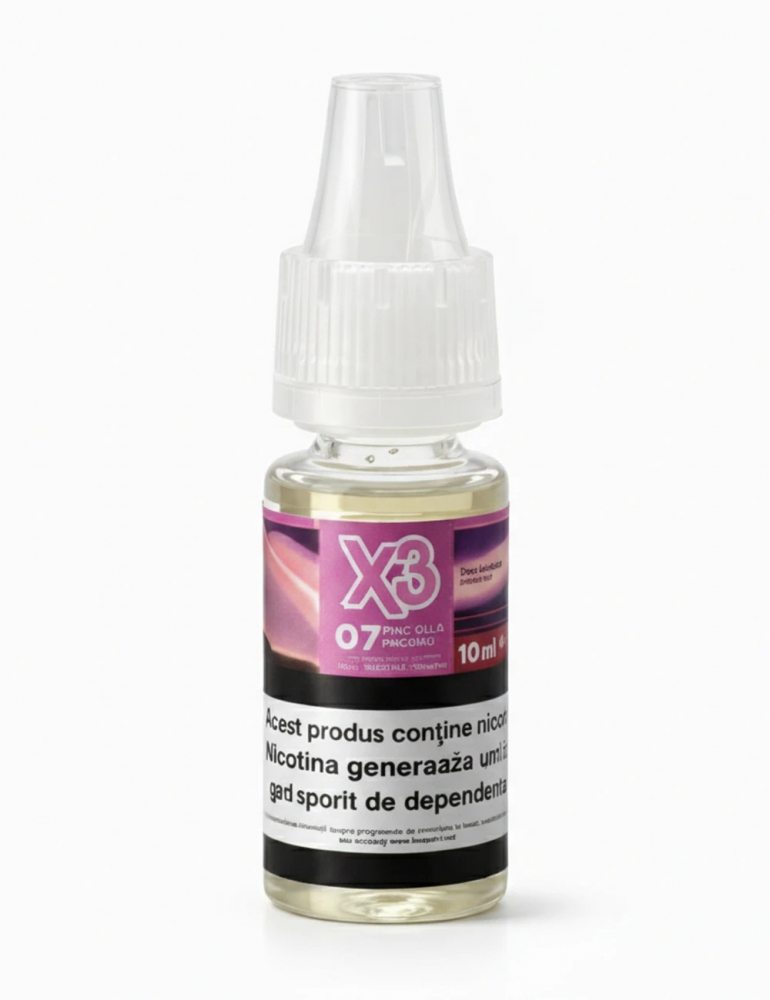 X3 E-Liquid 10 ml. Pina Colada #7 X3 E-Liquid 10 ml. Pina Colada #7