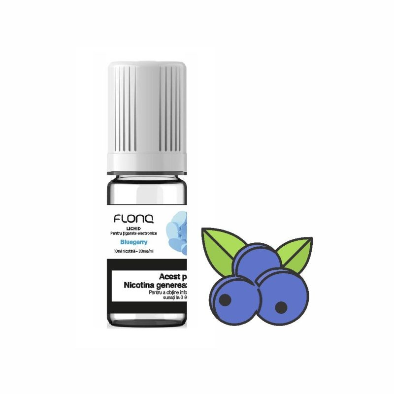 FLONQ E-Liquid 10ml. Blueberry (Bluegerry)