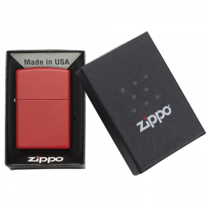 ZIPPO ��������� Regular Red Matte