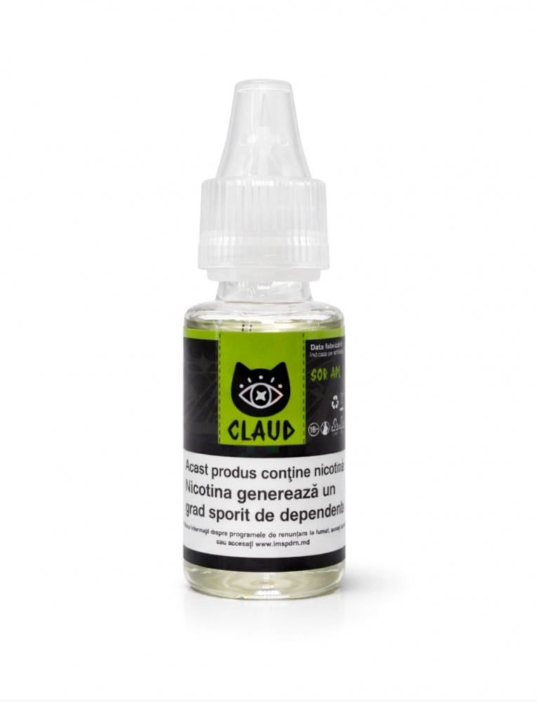 E-Liquid CLAUD 10ml. Sor Apl # 18 E-Liquid CLAUD 10ml. Sor Apl # 18
