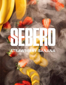 Tutun p-u narghilea Sebero Banana Strawberry