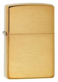168 Zippo Armor Brushed Brass
