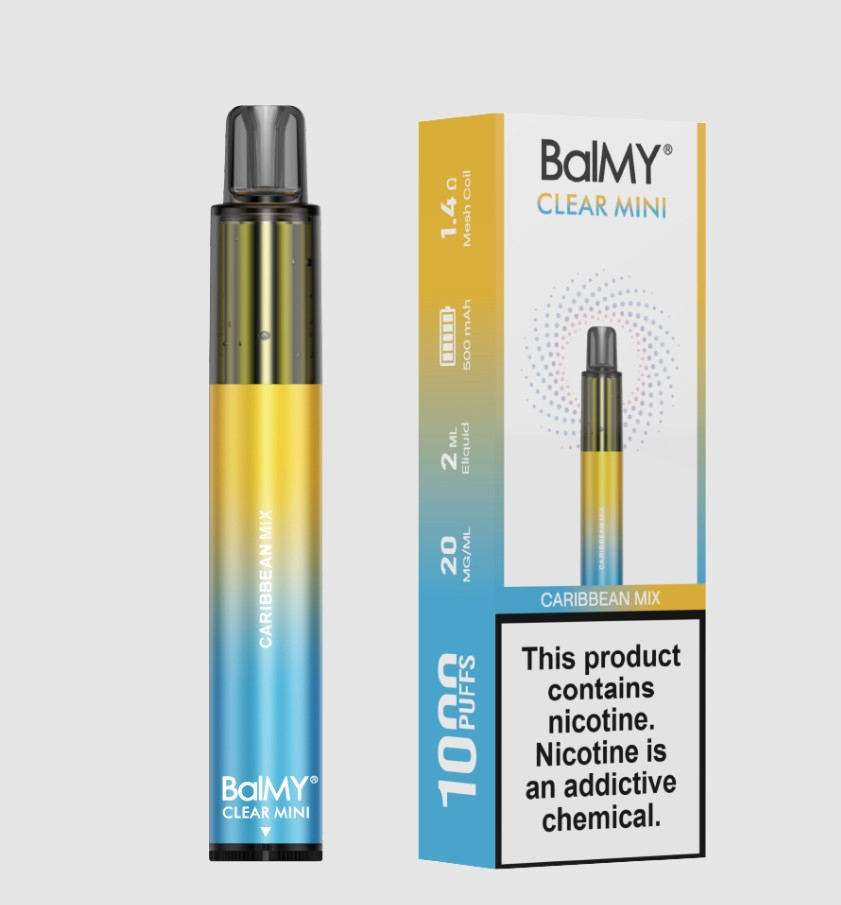 BALMY CLEAR MINI 1000 (CARIBBEAN MIX) BALMY CLEAR MINI 1000 (CARIBBEAN MIX)