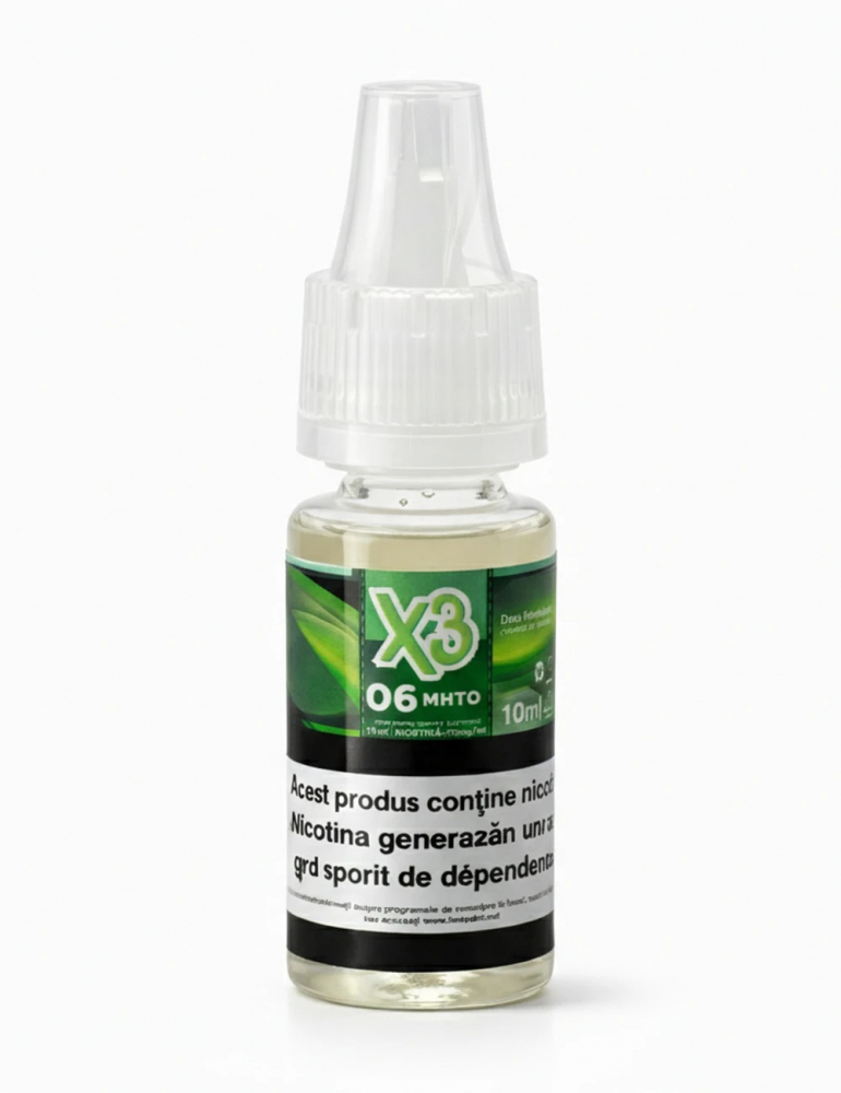X3 E-Liquid 10 ml. Mojito #6 X3 E-Liquid 10 ml. Mojito #6