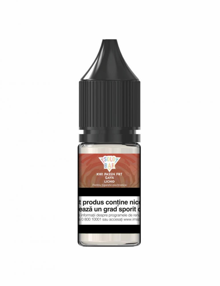 SOLOBAR E-Liguid 10ml Kiwi Passion Fruit Guava