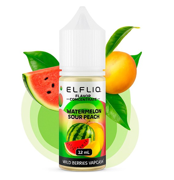 ELF E-Liquid Watermelon Sour Peach 10 ml ELF E-Liquid Watermelon Sour Peach 10 ml