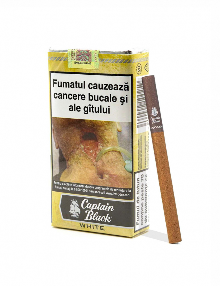 Tigari de foi Captain Black Little Cigars White Tigari de foi Captain Black Little Cigars White