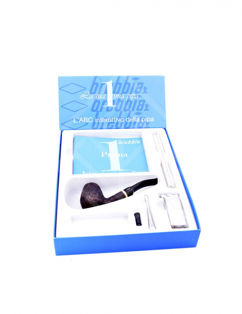 Pipa Brebia FIRST SANDBLASTED 839 SET Pipa Brebia FIRST SANDBLASTED 839 SET