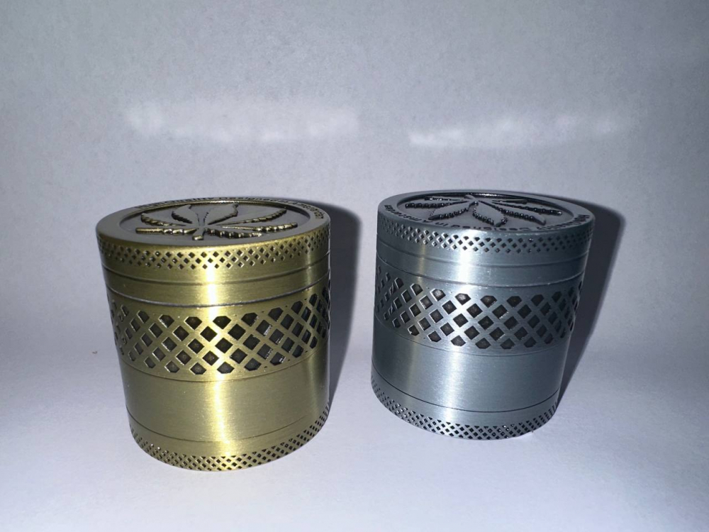 Grinder Atomic metal Parts Silver Brass Grinder Atomic metal Parts Silver Brass