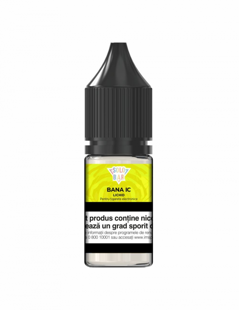 SOLOBAR E-Liguid 10ml Banana Ice SOLOBAR E-Liguid 10ml Banana Ice