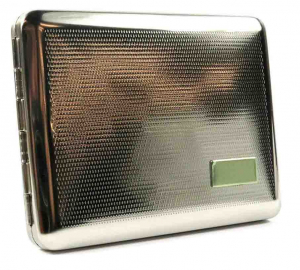 Portsigar nichel Stoll 910N2 (18 cigari King Size)	