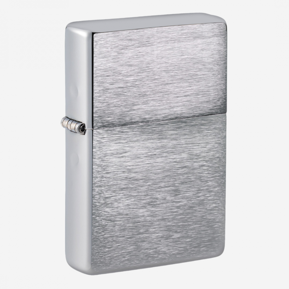230.25 Zippo Brushed Chrome Vintage 230.25 Zippo Brushed Chrome Vintage