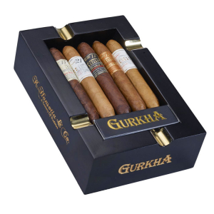 Trabuc Gurkha sampler set5+scrumiera lemn