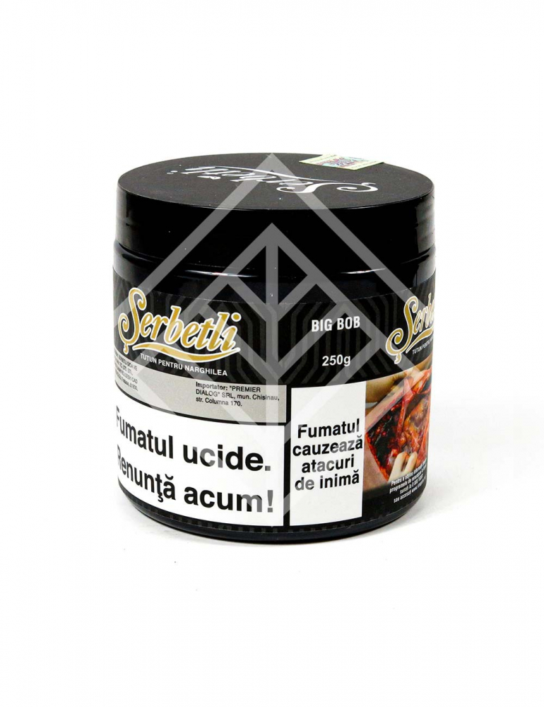 Tutun p-u narghilea SERBETLI 250 GR BIG BOB Tutun p-u narghilea SERBETLI 250 GR BIG BOB