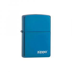 204406ZL Classic High Polish Blue Zippo Logo