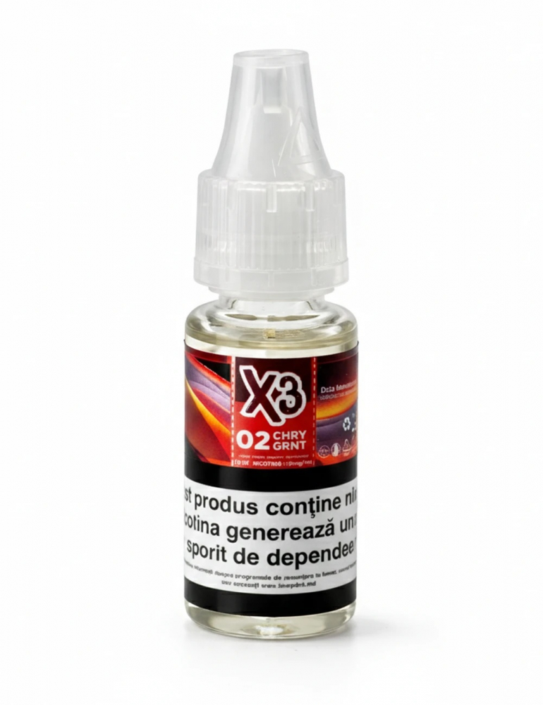 X3 E-Liquid 10 ml. Cherry Pomegranate #2