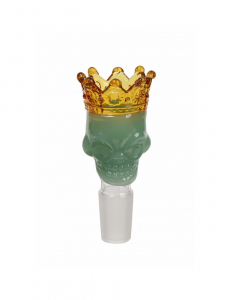 Grace Glass | Skull King Bowl-Green- SG:18.8mm