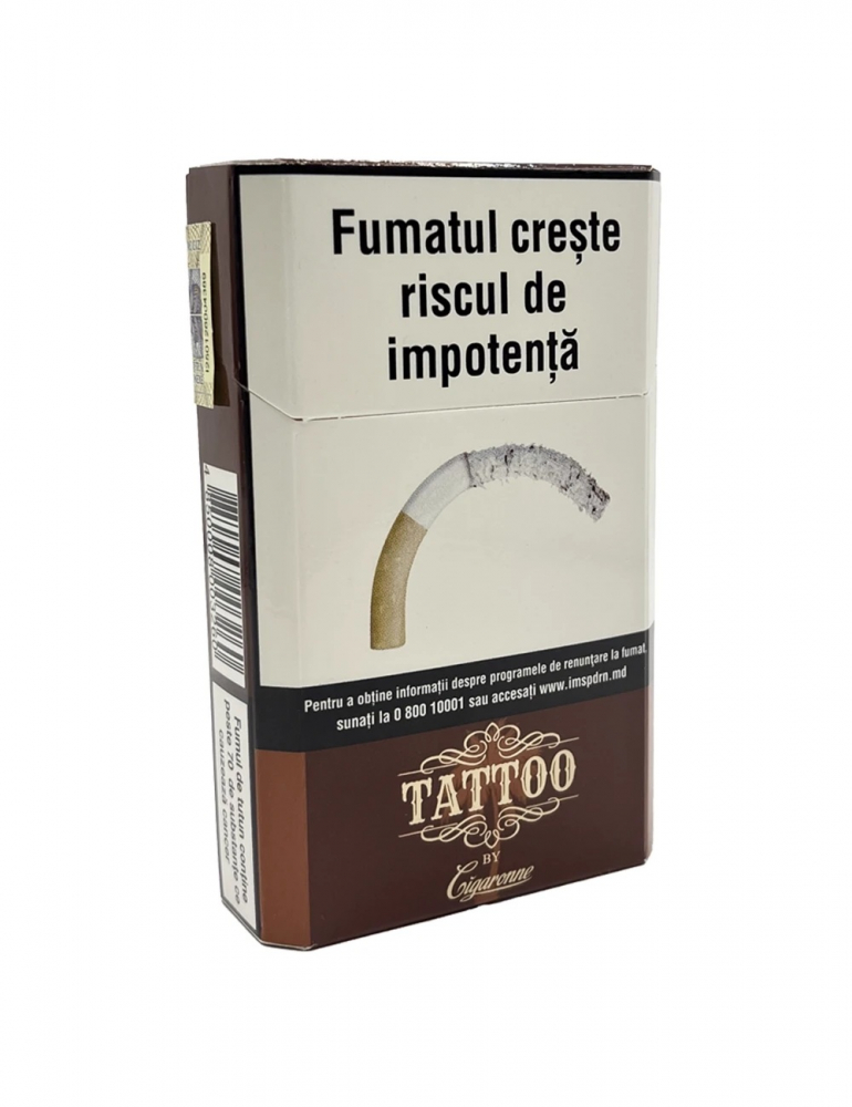 Tigari de foi Tattoo King Size Brown (Chocolate) Tigari de foi Tattoo King Size Brown (Chocolate)