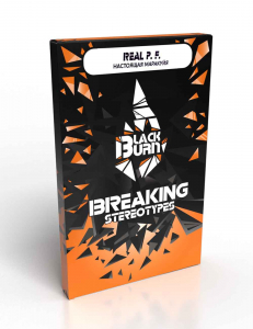 Tutun p-u narghilea Black Burn Real P.F. 100 gr.