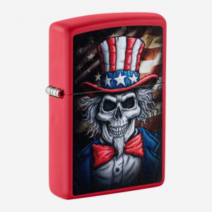 46696 233 Zippo Uncle Skeleton Design