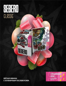 Tutun p-u narghilea Sebero Strawberry Gum