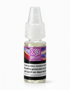 X3 E-Liquid 10 ml. Blueberry Dragon Fruit Peach #1