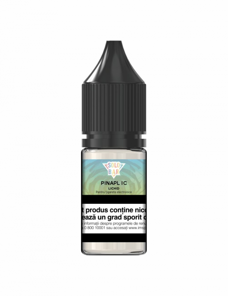 SOLOBAR E-Liguid 10ml Pineapple Ice SOLOBAR E-Liguid 10ml Pineapple Ice